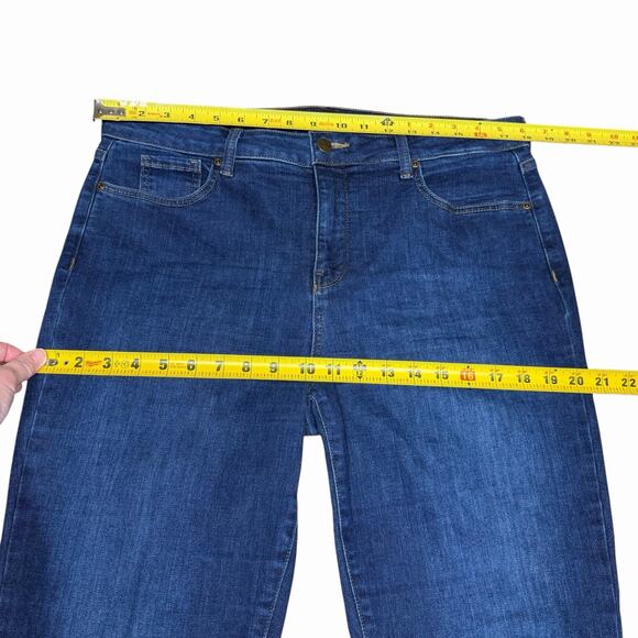 NYDJ Not Your Caught Jeans Marilyn Straight 14 High Rise Blue Women's Classic - Picture 5 of 11